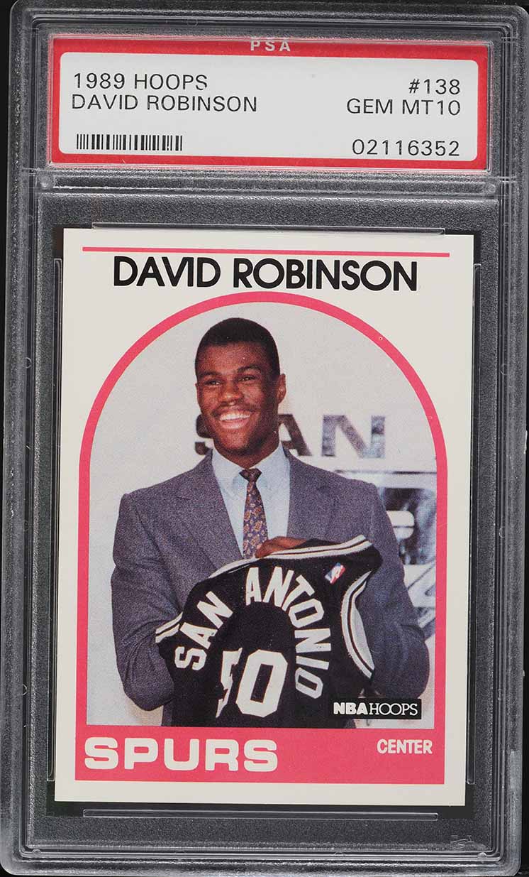 1989 Hoops David Robinson ROOKIE #138 PSA 10 GEM MINT