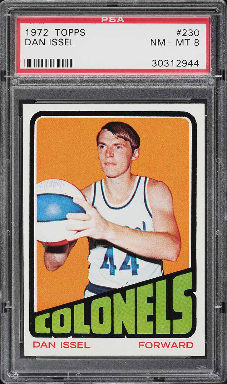 1972 Topps Basketball Dan Issel #230 PSA 8 NM-MT