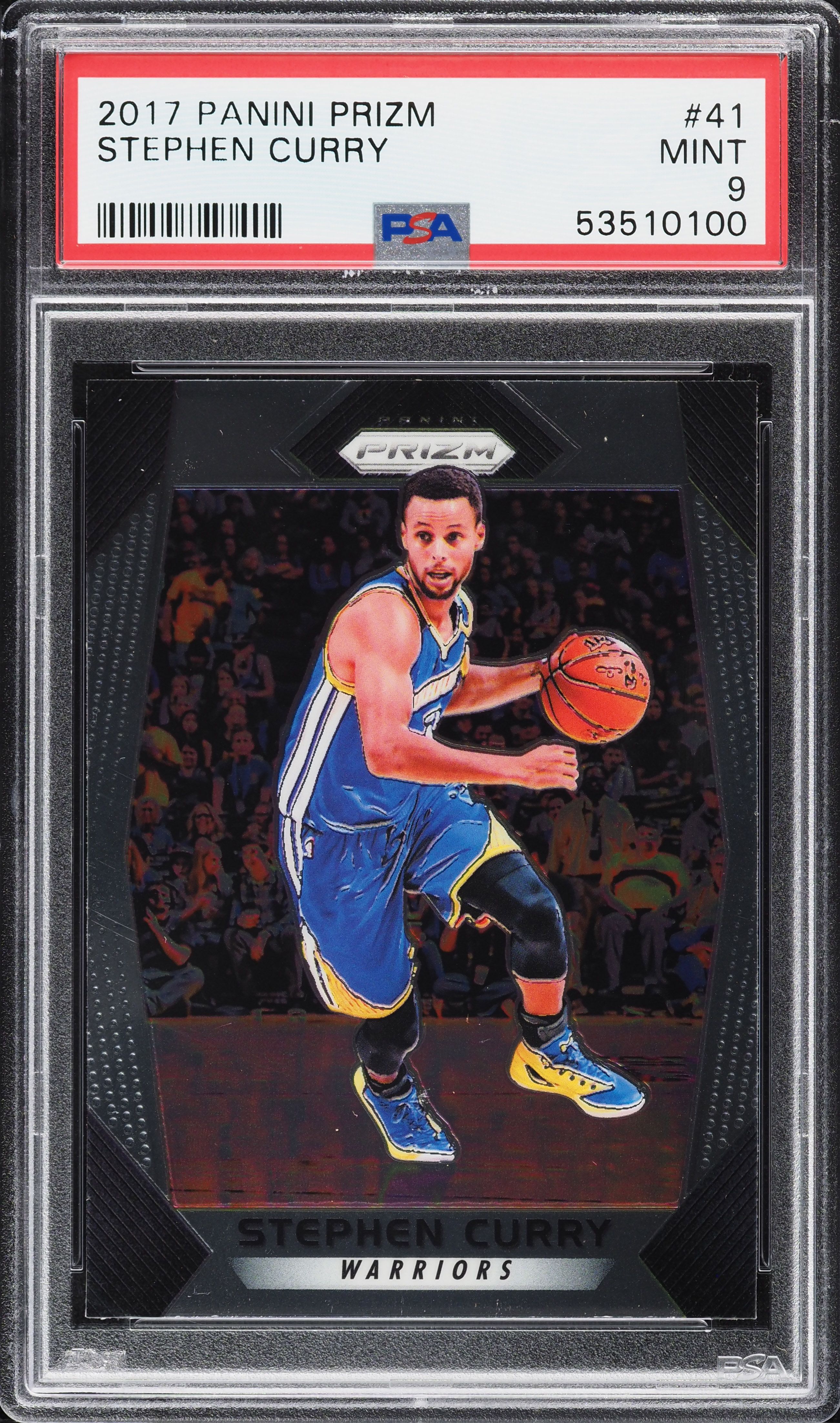 2017 Panini Prizm Stephen Curry #41 PSA 9 MINT
