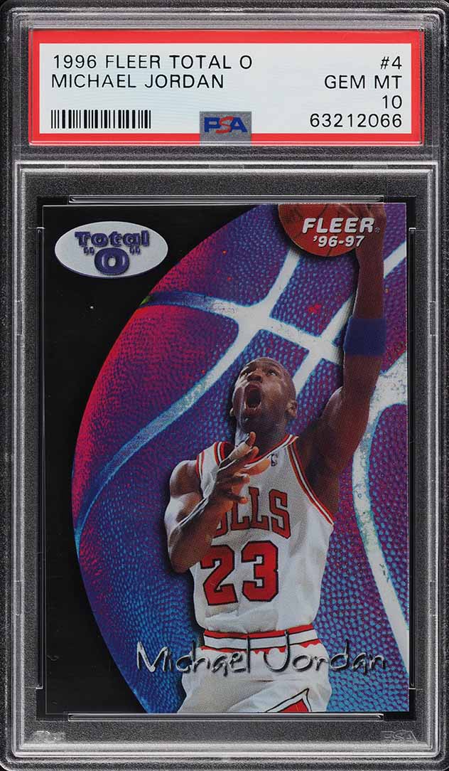 1996 Fleer Total O Michael Jordan #4 PSA 10 GEM MINT