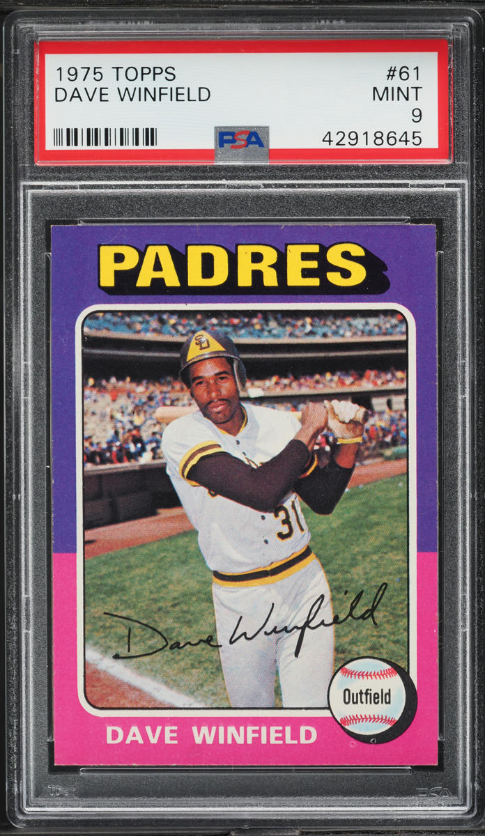 1975 Topps Dave Winfield #61 PSA 9 MINT