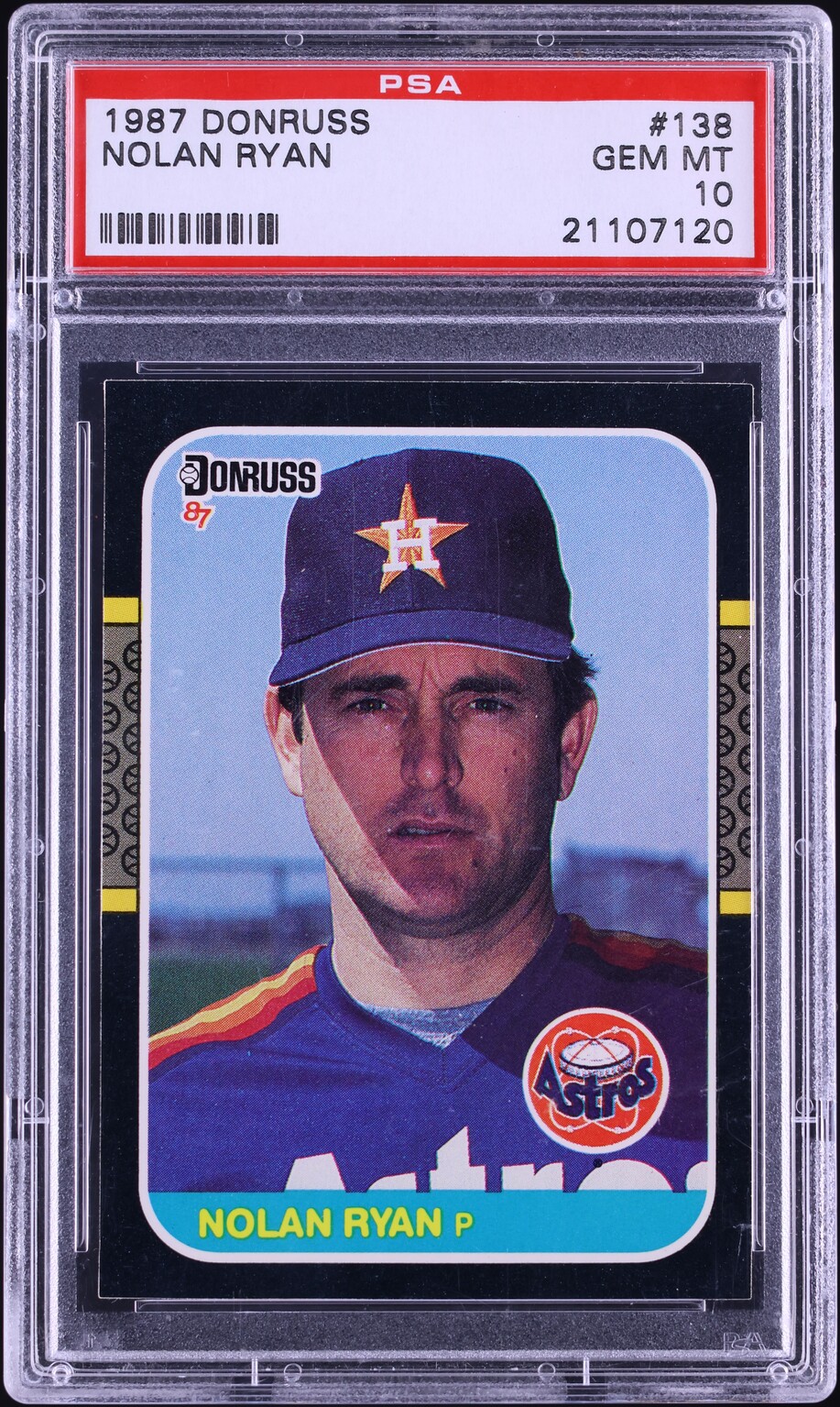 1987 Donruss Nolan Ryan #138 PSA 10 GEM MINT