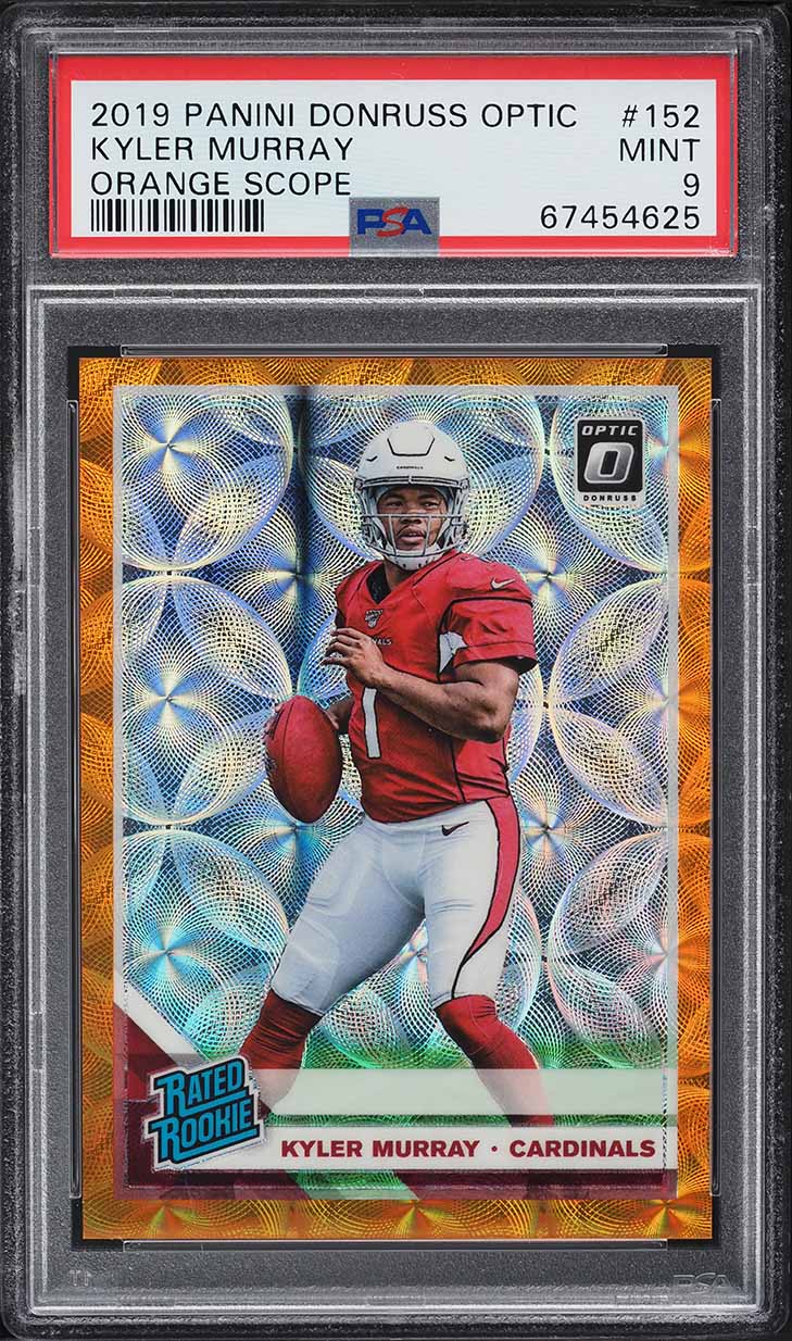 2019 Donruss Optic Orange Scope Kyler Murray ROOKIE /79 #152 PSA 9 MINT