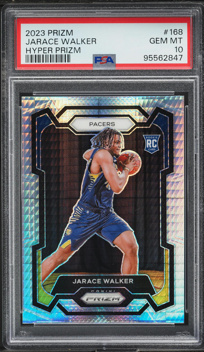 2023 Panini Prizm Hyper Jarace Walker ROOKIE #168 PSA 10 GEM MINT