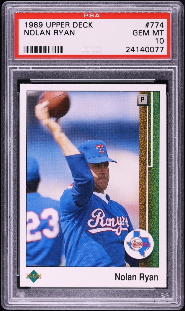 1989 Upper Deck Nolan Ryan #774 PSA 10 GEM MINT