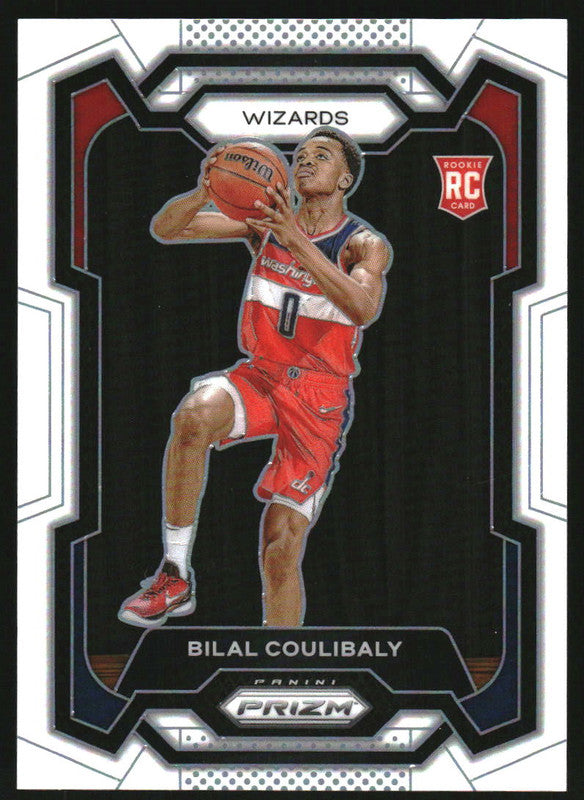 2023-24 Panini Prizm Prizms White #153 Bilal Coulibaly RC /175