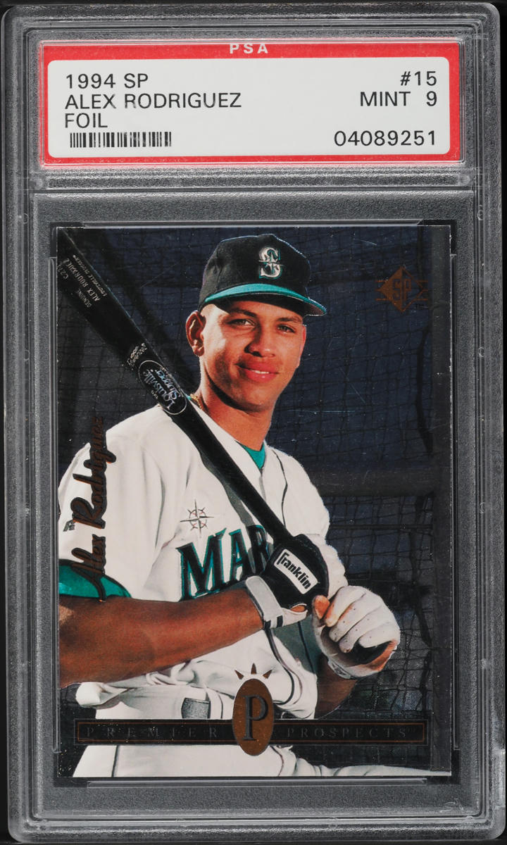 1994 SP Foil Alex Rodriguez ROOKIE #15 PSA 9 MINT