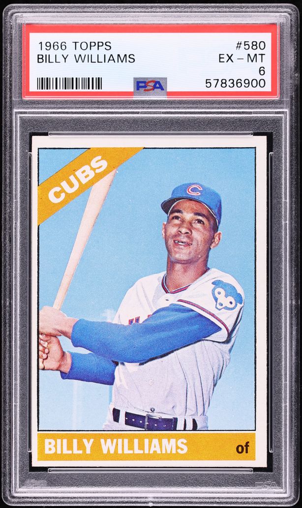1966 Topps Billy Williams #580 PSA 6 EXMT
