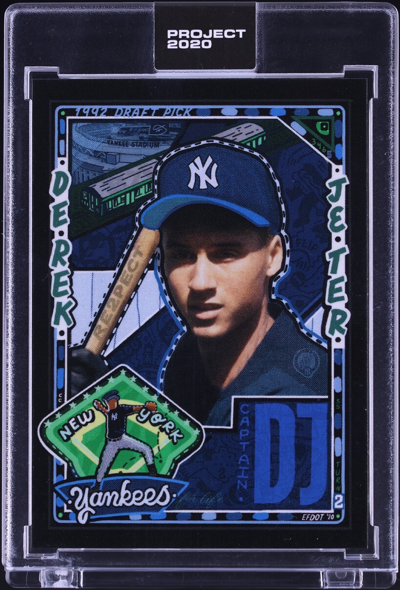 2020 Topps Project 2020 By Efdot Derek Jeter #157