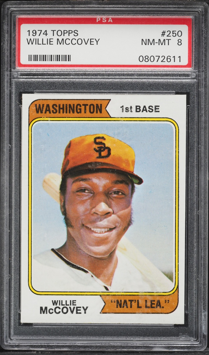 1974 Topps Willie McCovey #250 PSA 8 NM-MT