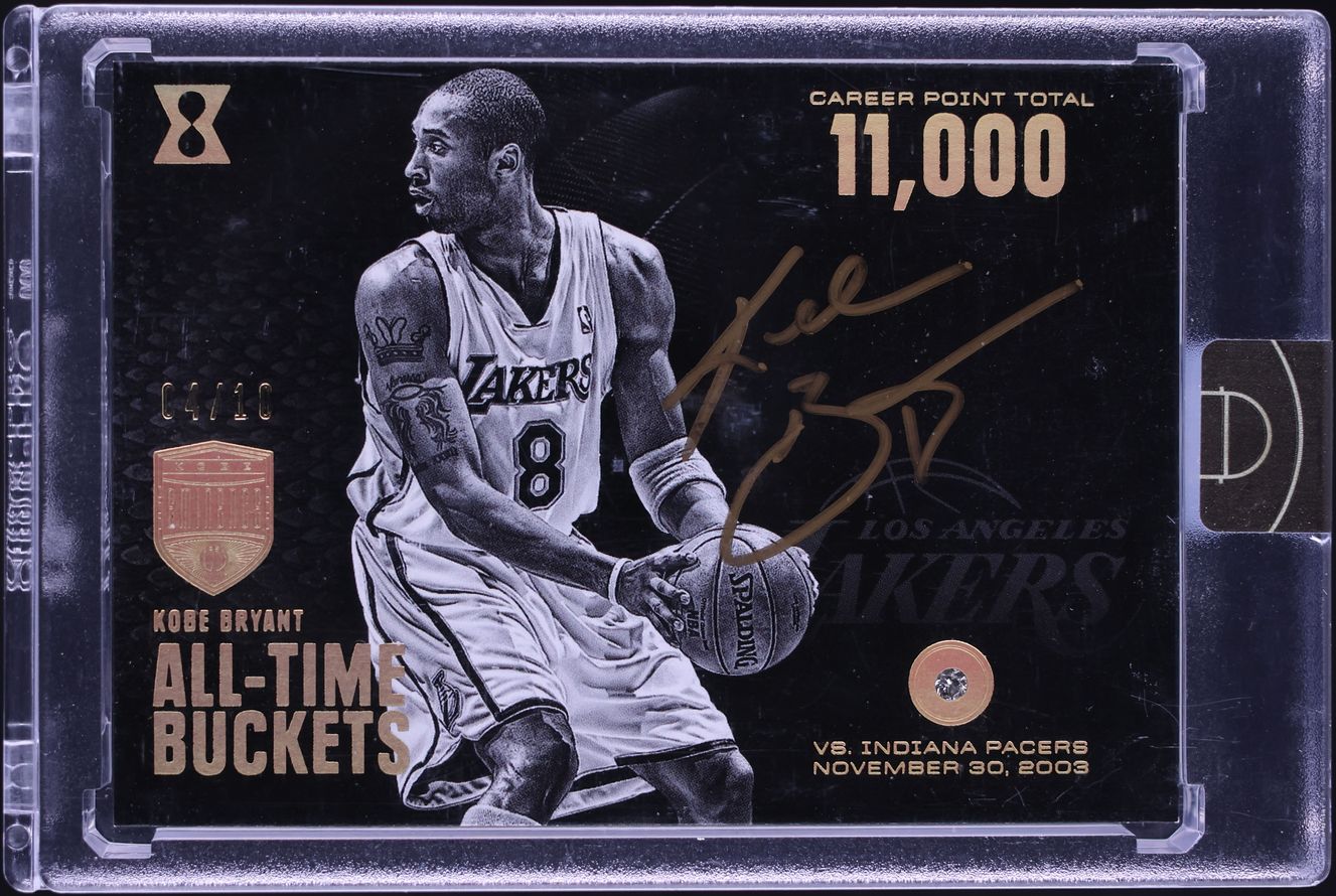 2017 Panini Eminence All-Time Buckets Diamond Gems Kobe Bryant AUTO /10 #13