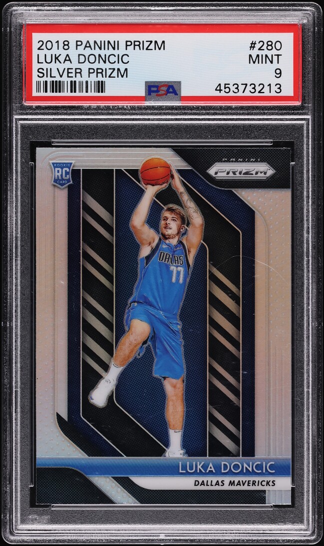 2018 Panini Prizm Silver Luka Doncic ROOKIE #280 PSA 9 MINT