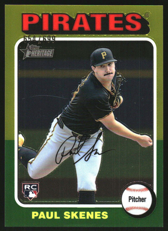 2024 Topps Heritage High Number Chrome #594 Paul Skenes RC /699