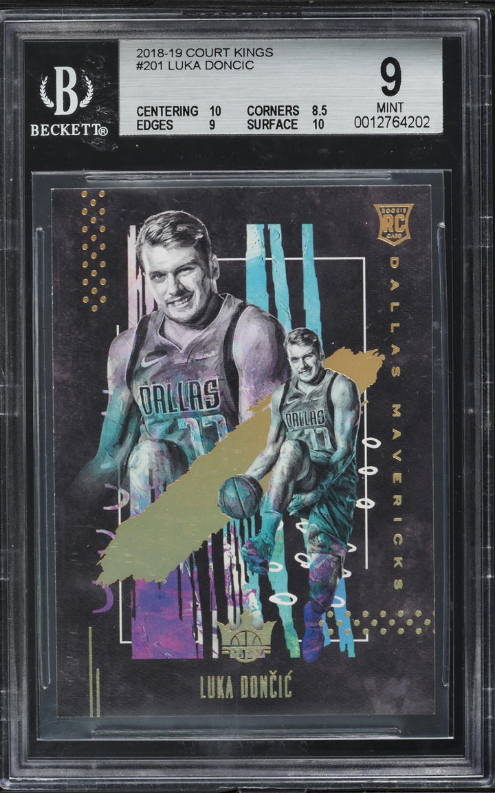 2018 Panini Court Kings Level 4 Luka Doncic ROOKIE #201 BGS 9 MINT