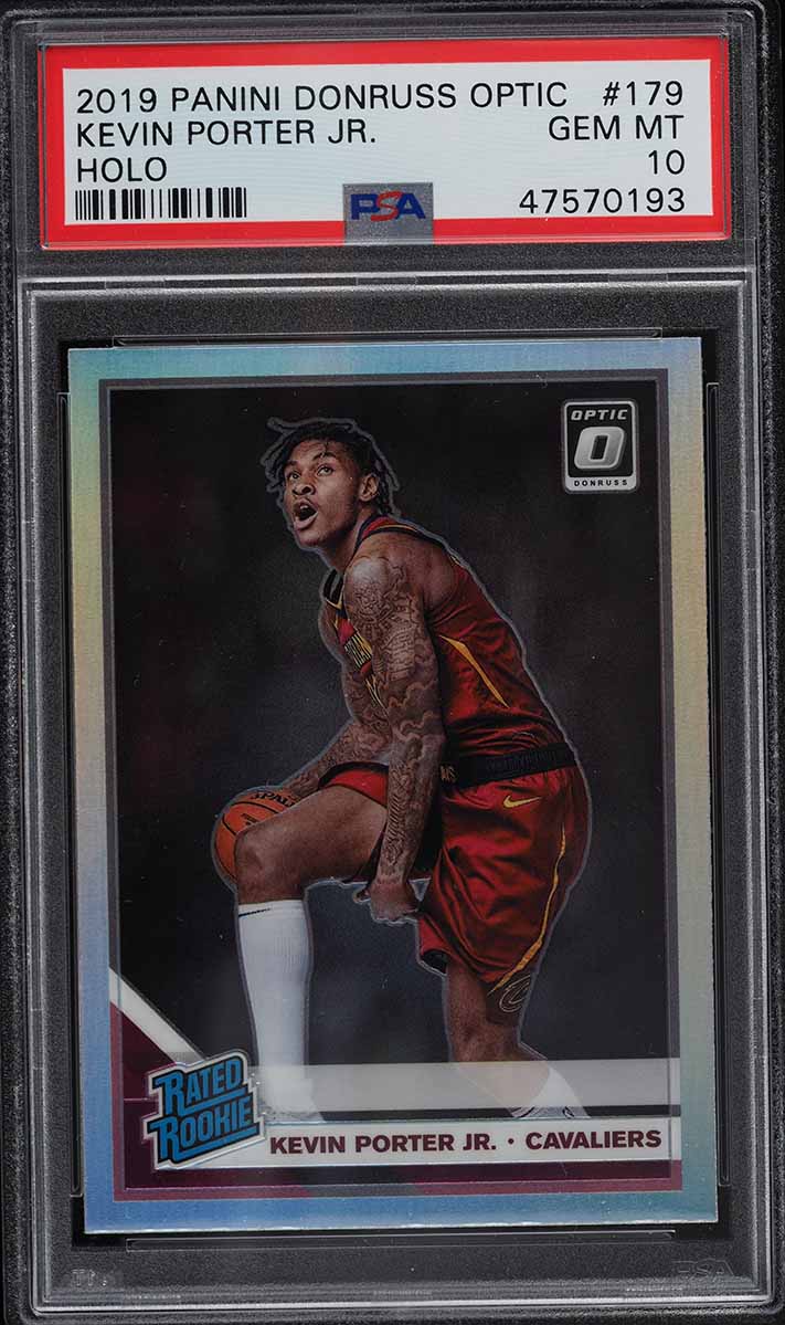2019 Donruss Optic Holo Kevin Porter Jr. ROOKIE #179 PSA 10 GEM MINT