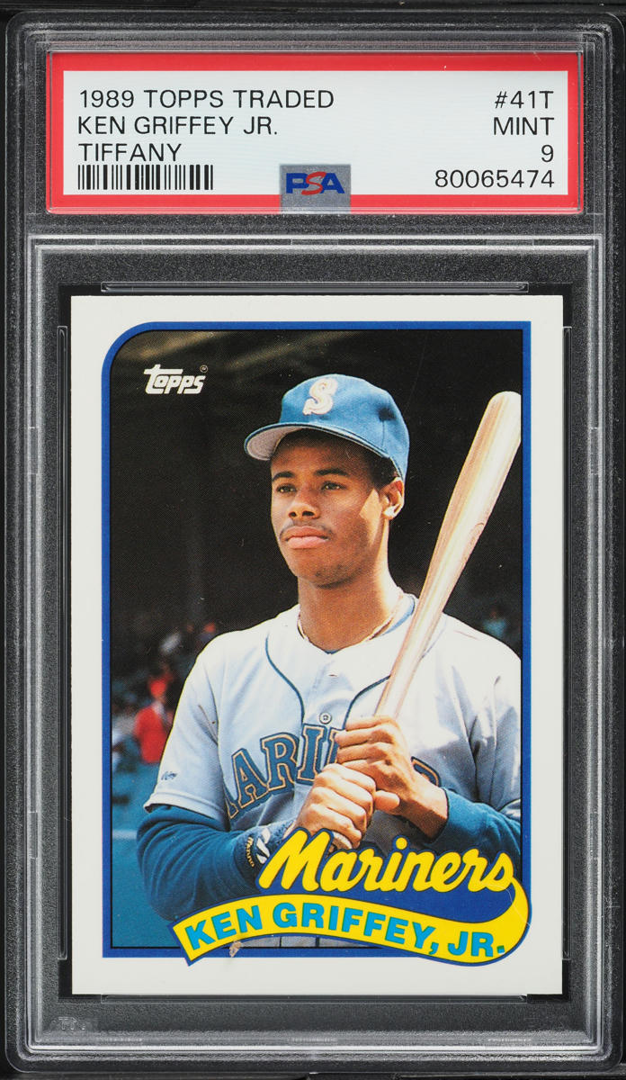 1989 Topps Traded Tiffany Ken Griffey Jr. ROOKIE #41T PSA 9 MINT