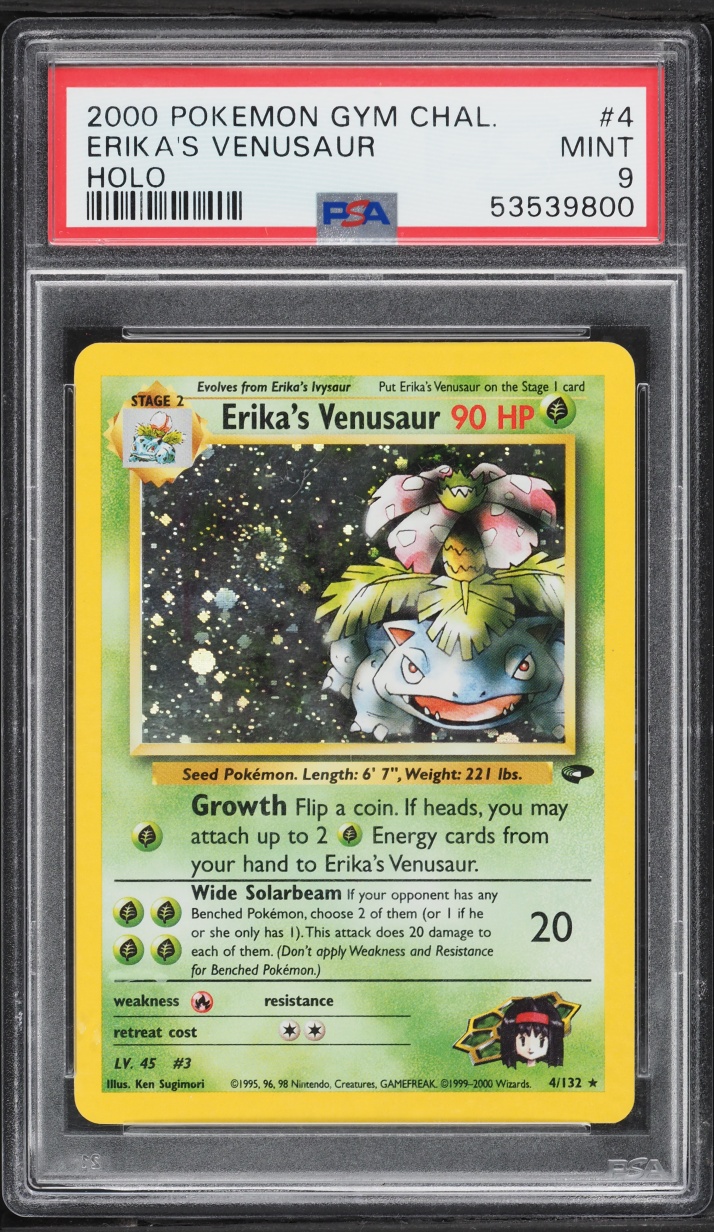 Erika's Venusaur 2000 Gym Challenge #004/132 Unlimited Holo Price