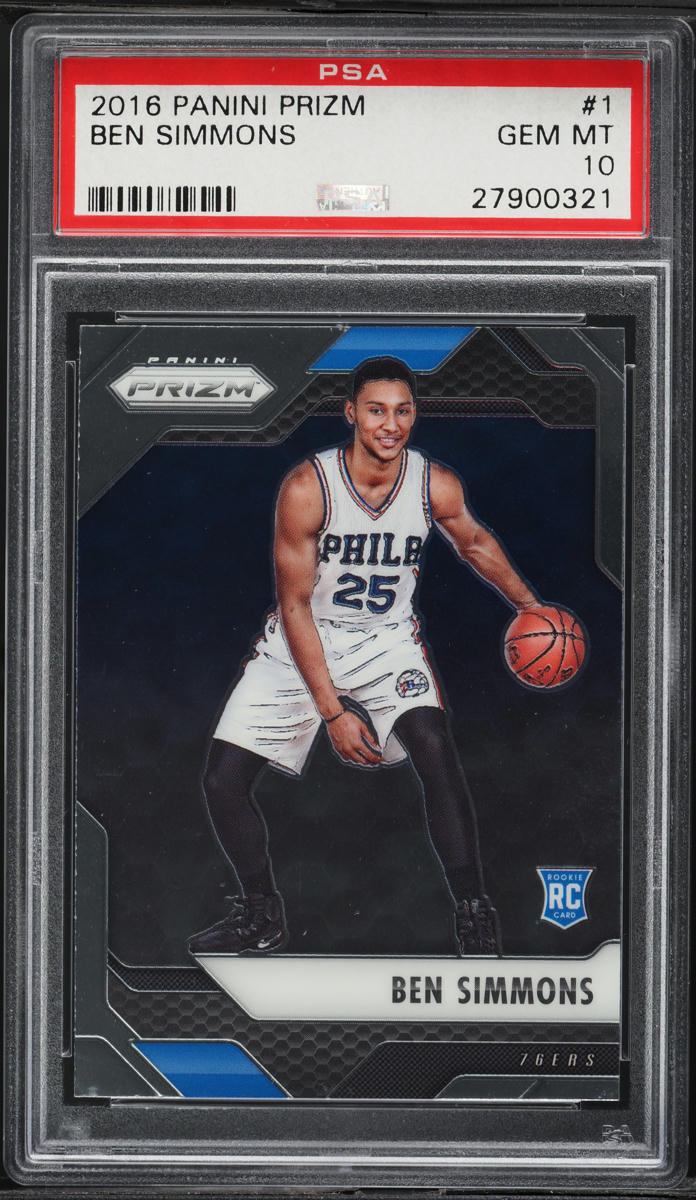 2016 Panini Prizm Ben Simmons ROOKIE #1 PSA 10 GEM MINT