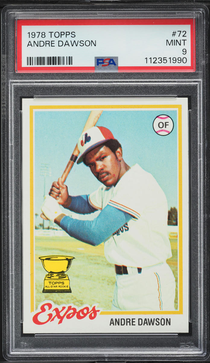 1978 Topps Andre Dawson #72 PSA 9 MINT