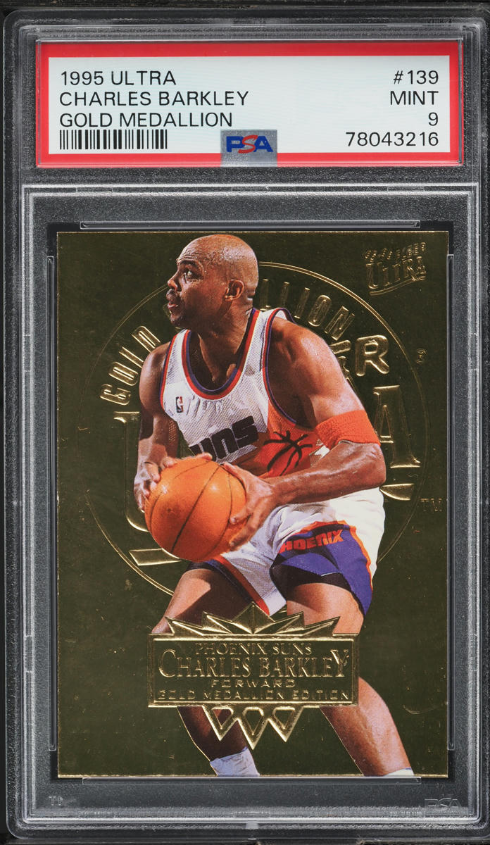 1995 Ultra Gold Medallion Charles Barkley #139 PSA 9 MINT