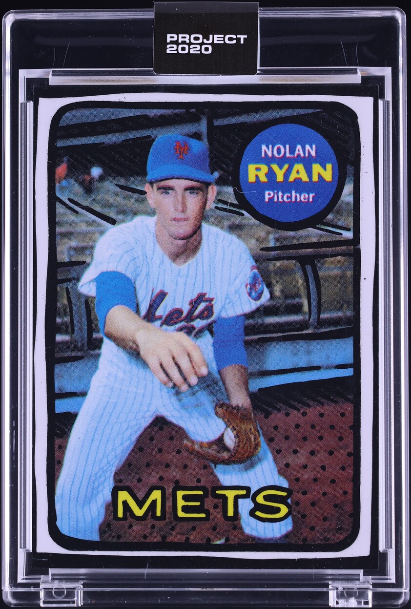 2020 Topps Project 2020 By Joshua Vides Nolan Ryan #87