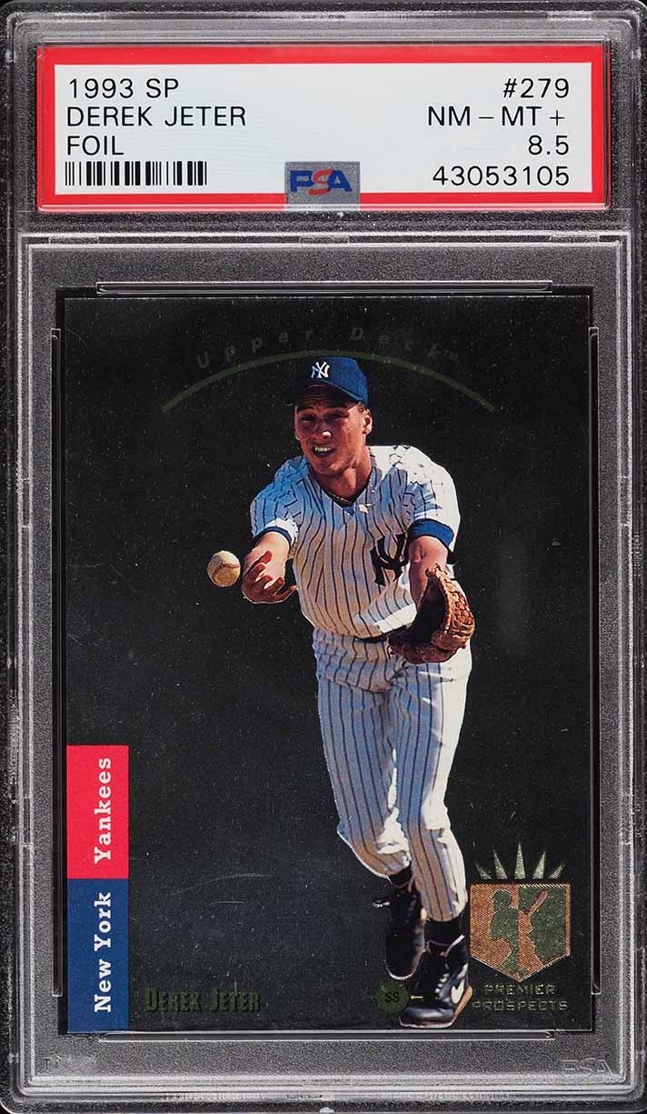 1993 SP Foil Derek Jeter ROOKIE #279 PSA 8.5 NM-MT+