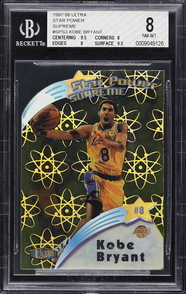 1997 Ultra Star Power Supreme Kobe Bryant #SPS3 BGS 8 NM-MT
