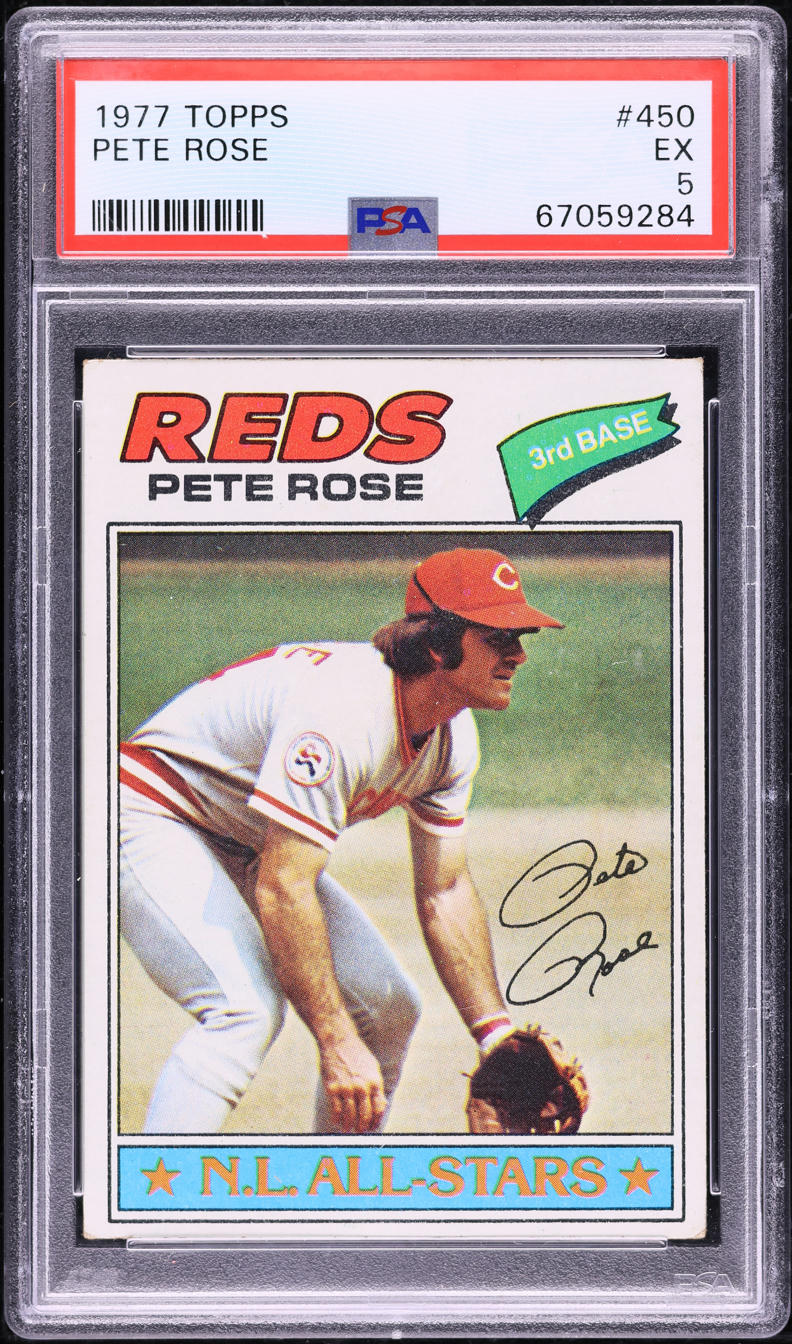 1977 Topps Pete Rose #450 PSA 5 EX
