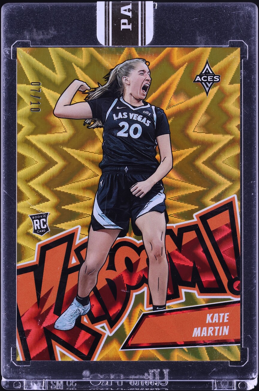 2024 Panini Royalty WNBA Kaboom! Gold Kate Martin ROOKIE /10 #8