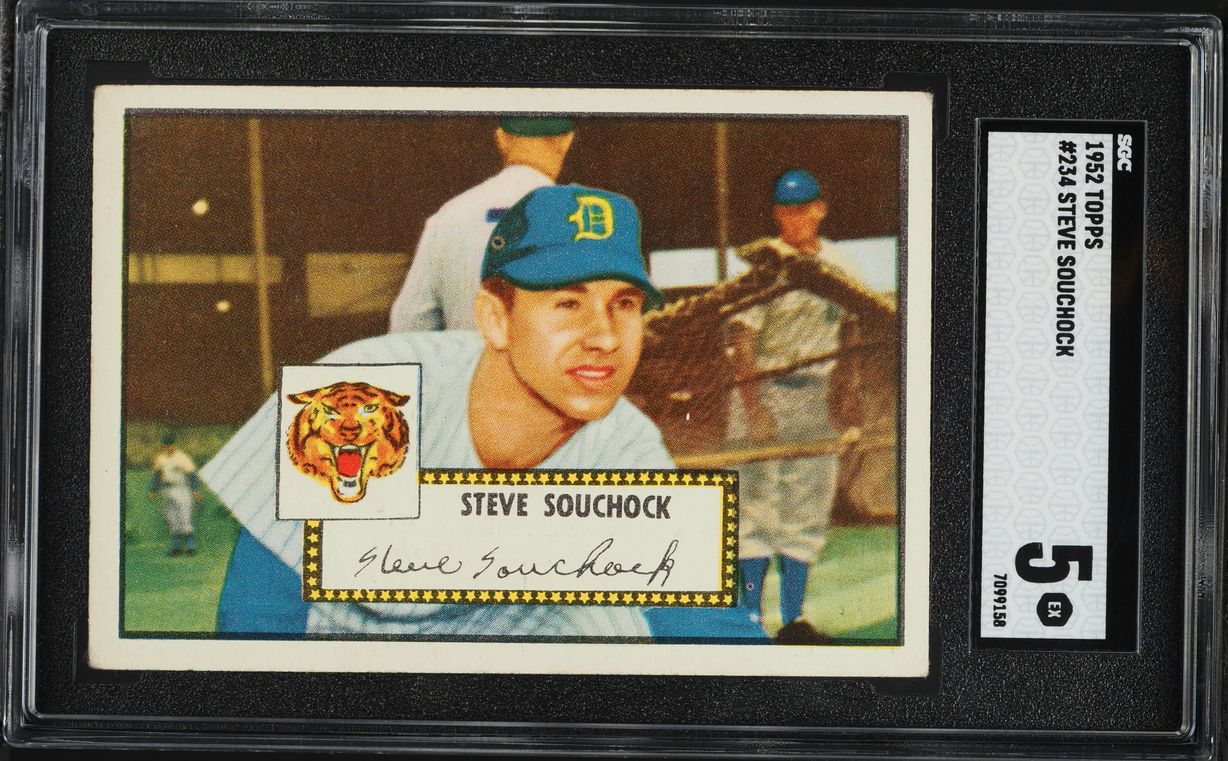 1952 Topps Steve Souchock #234 SGC 5 EX