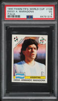 Carte Sportive Diego Maradona 1990 - Sports Illustrated #163 Gradée PSA 6