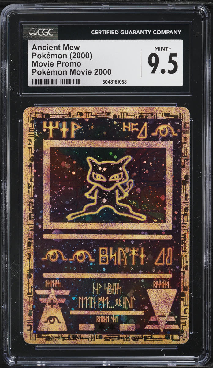 2000 Pokemon Movie Promo Ancient Mew CGC 9.5 MINT+