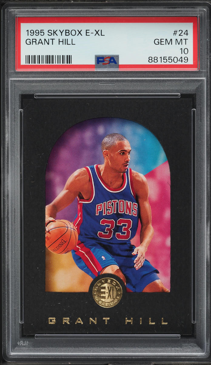1995 Skybox E-XL Grant Hill #24 PSA 10 GEM MINT