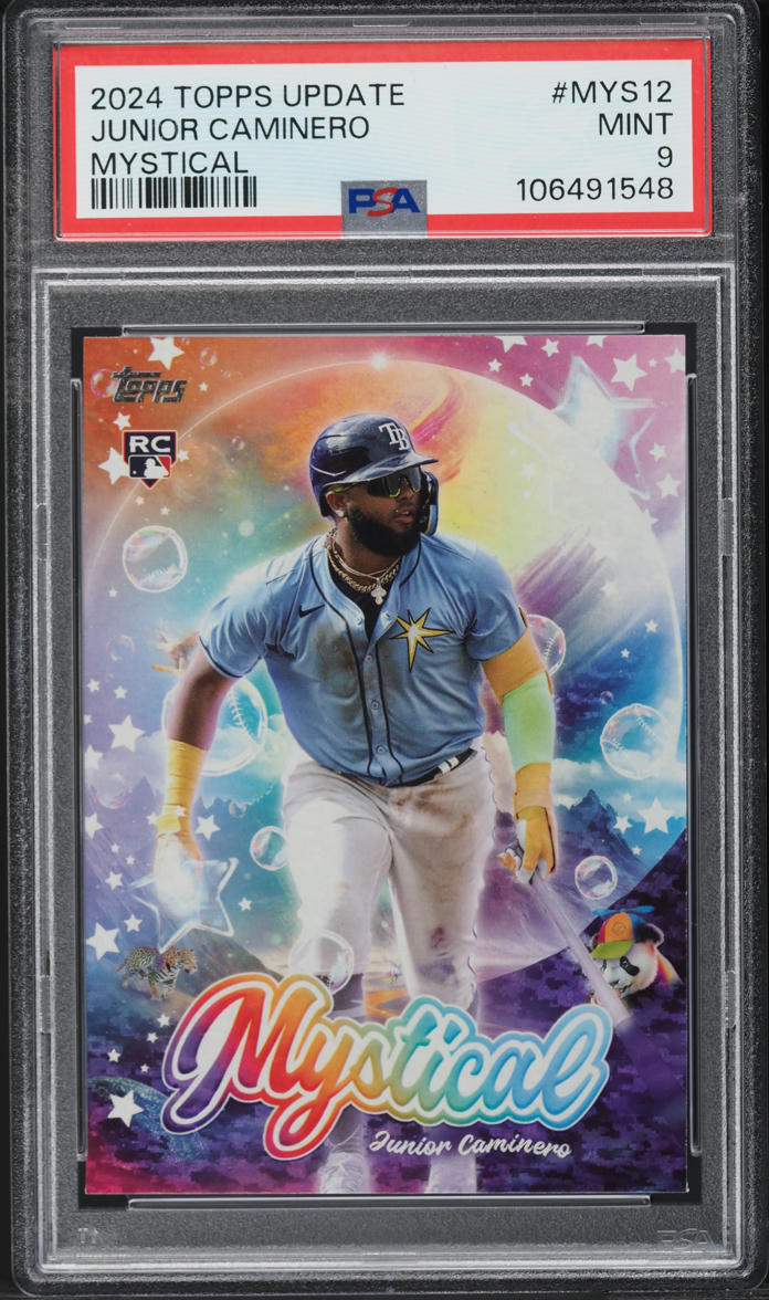 2024 Topps Update Mystical Junior Caminero ROOKIE #MYS-12 PSA 9 MINT