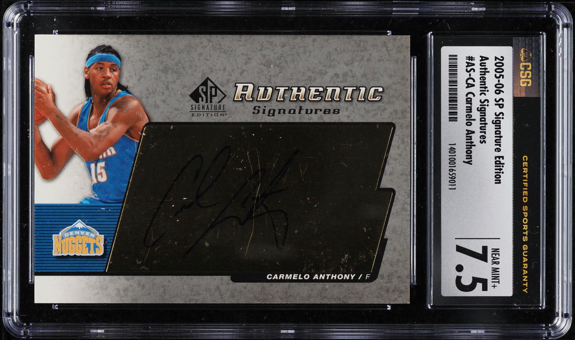 Carmelo Anthony #AS-CA 2005-06 SP Signature Edition Basketball Signatures