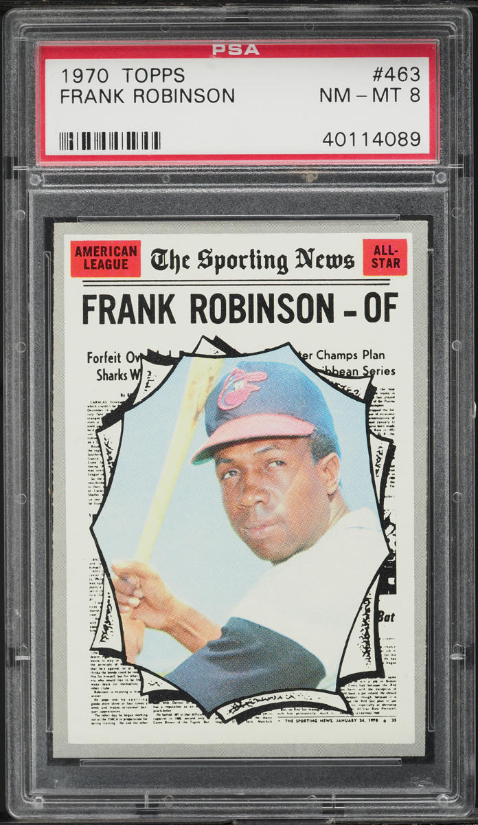 1970 Topps Frank Robinson ALL-STAR #463 PSA 8 NM-MT