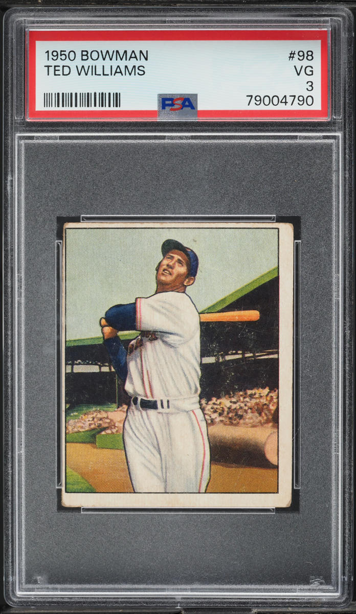 1950 Bowman Ted Williams #98 PSA 3 VG