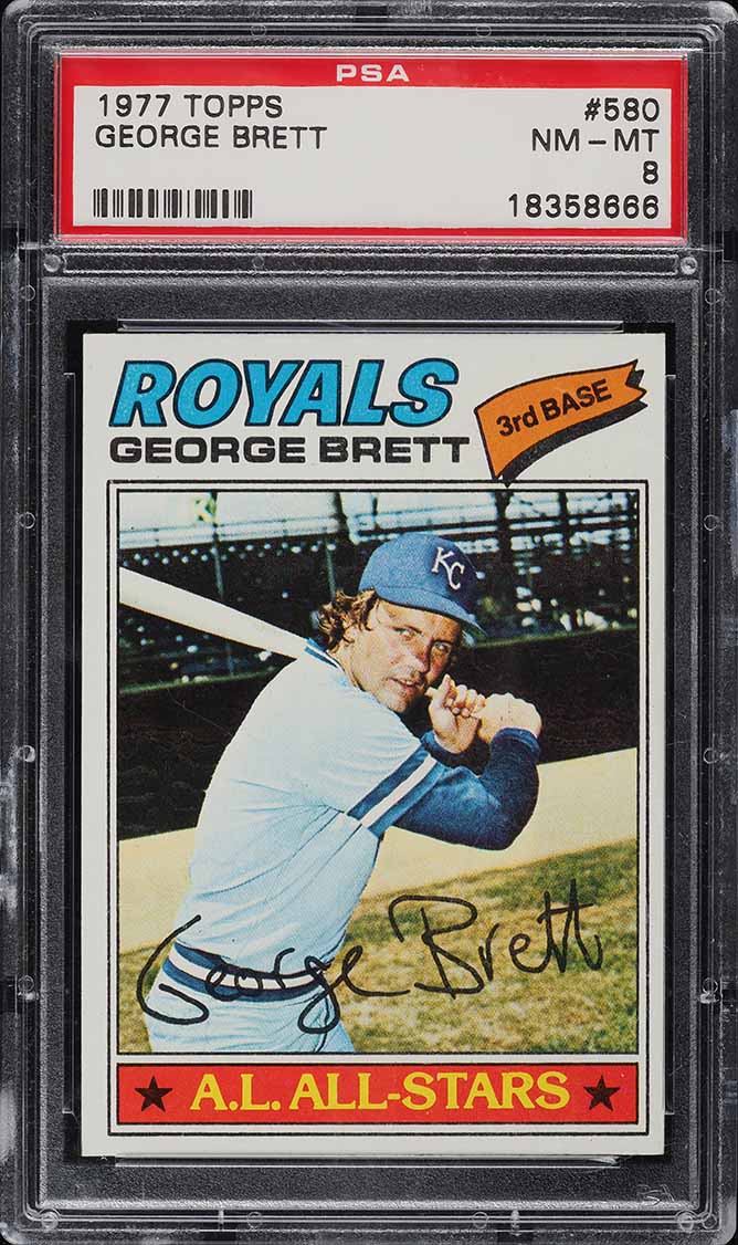 1977 Topps George Brett #580 PSA 8 NM-MT