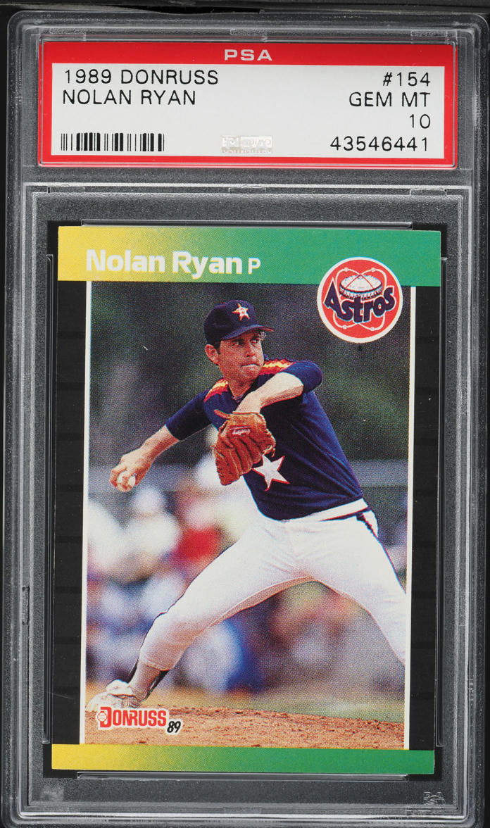 1989 Donruss Nolan Ryan #154 PSA 10 GEM MINT