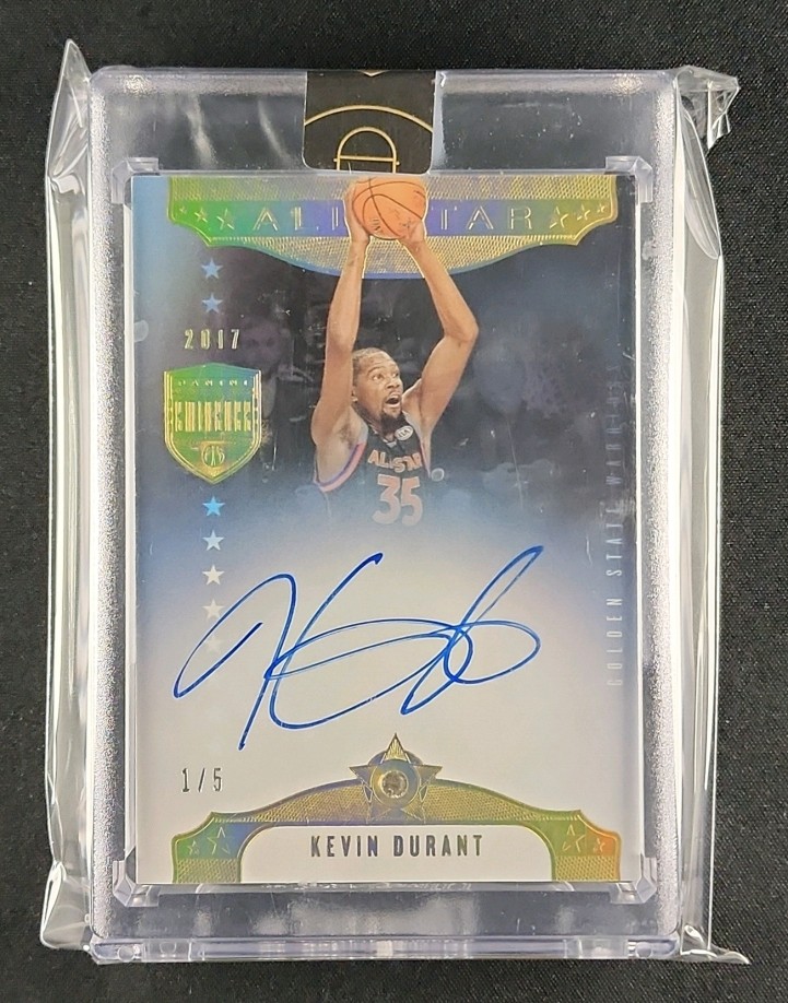 2019 Panini Eminence All-Star Diamond Gold Kevin Durant AUTO /5 #AS-KD8 MBA AUTH