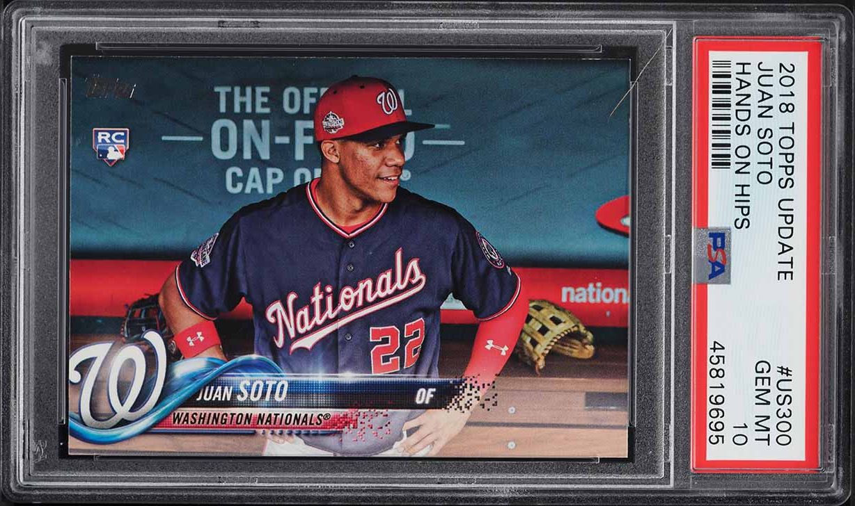 2018 Topps Update Hands on Hips Juan Soto SP ROOKIE RC #US300 PSA 10 GEM MINT