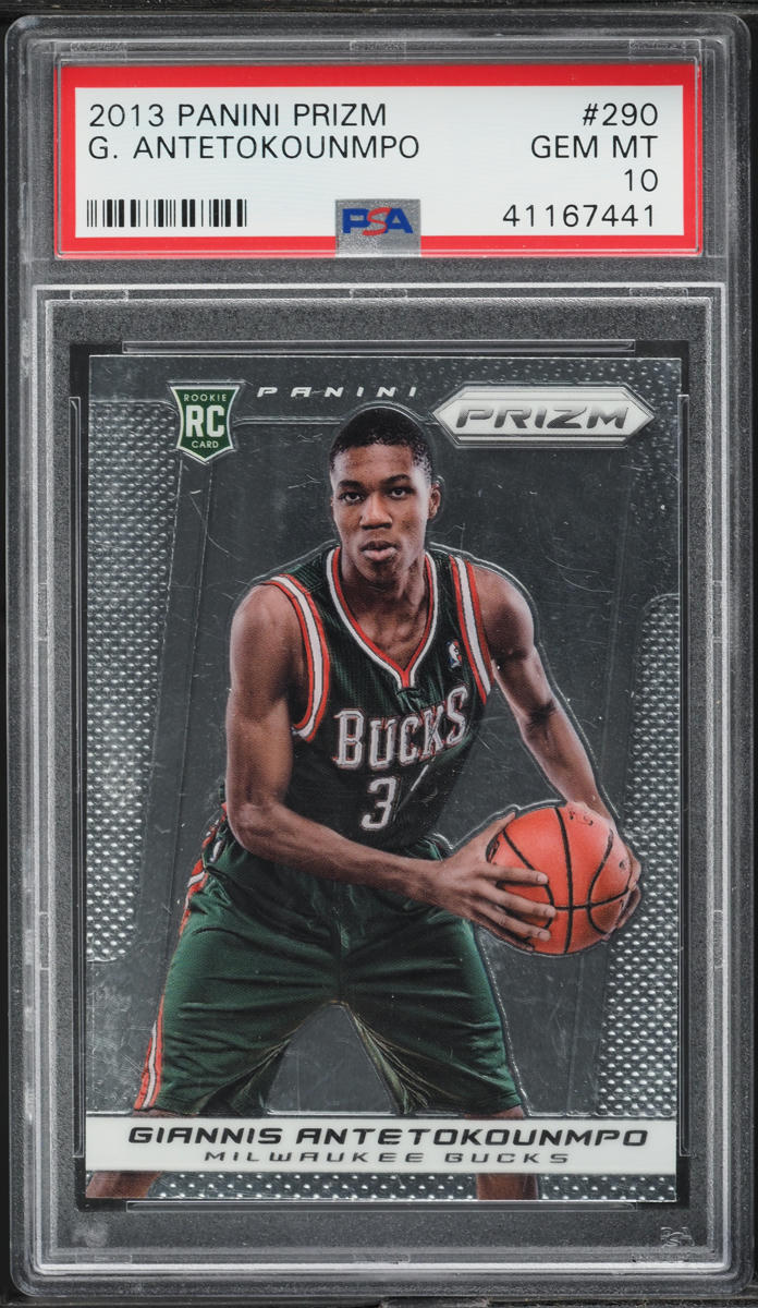 2013 Panini Prizm Giannis Antetokounmpo ROOKIE #290 PSA 10 GEM MINT