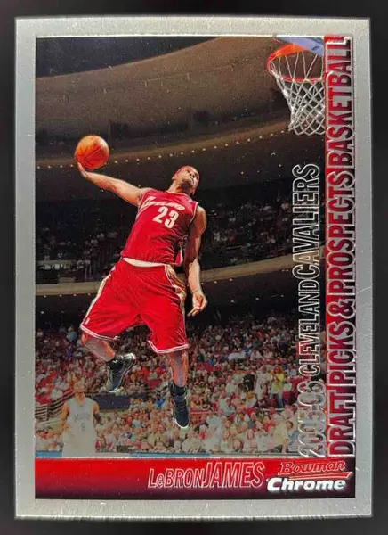 2005-06 Bowman Chrome #23 LeBron James