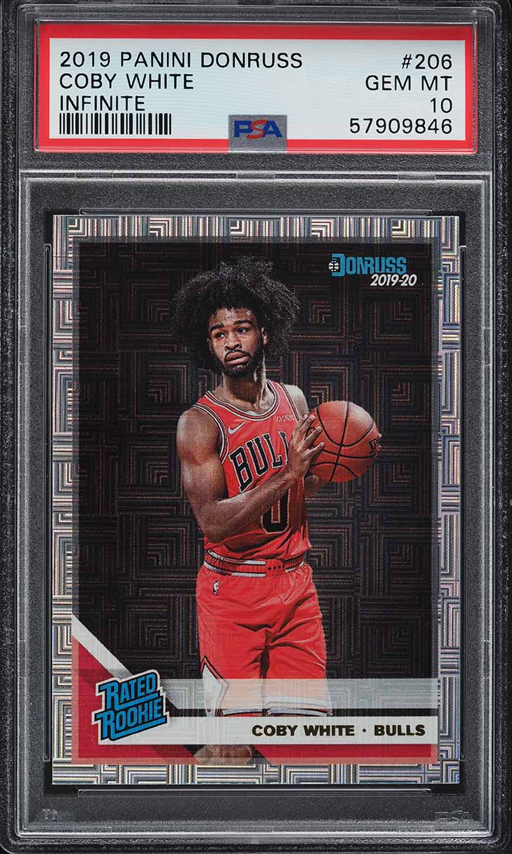 2019 Donruss Infinite Coby White ROOKIE #206 PSA 10 GEM MINT