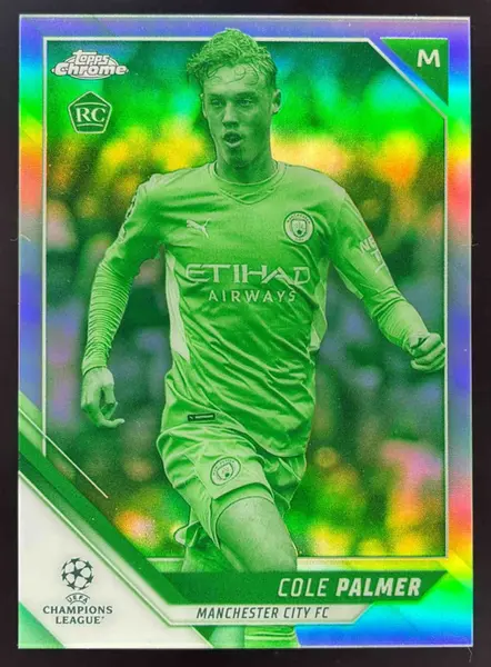 2021 Topps Chrome Champions League Night Vision Refractor #135 Cole Palmer /225