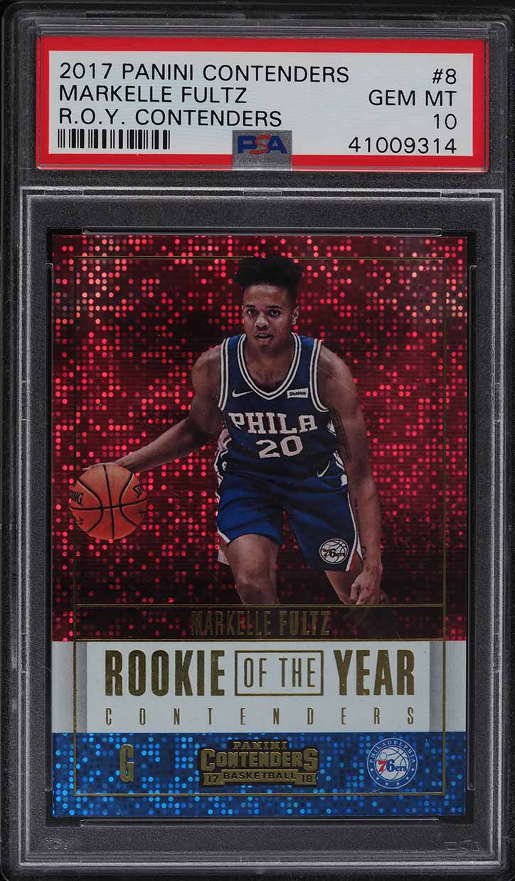 Markelle Fultz #8 2017-18 Panini Contenders Basketball Rookie of the Year Contenders