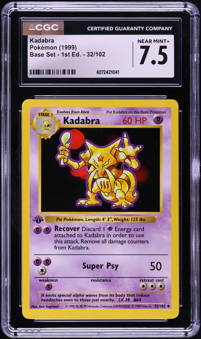 Pokemon 32/102 Kadabra/ユンゲラー ◆ 1st Kadabra 32 102 | eBay