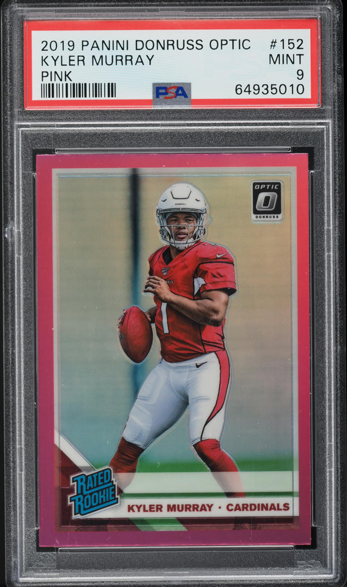 2019 Donruss Optic Pink Kyler Murray ROOKIE #152 PSA 9 MINT
