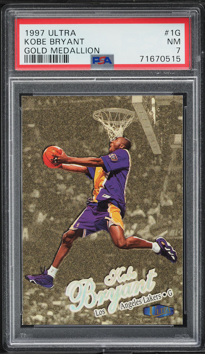 1997 Ultra Gold Medallion Kobe Bryant #1G PSA 7 NRMT