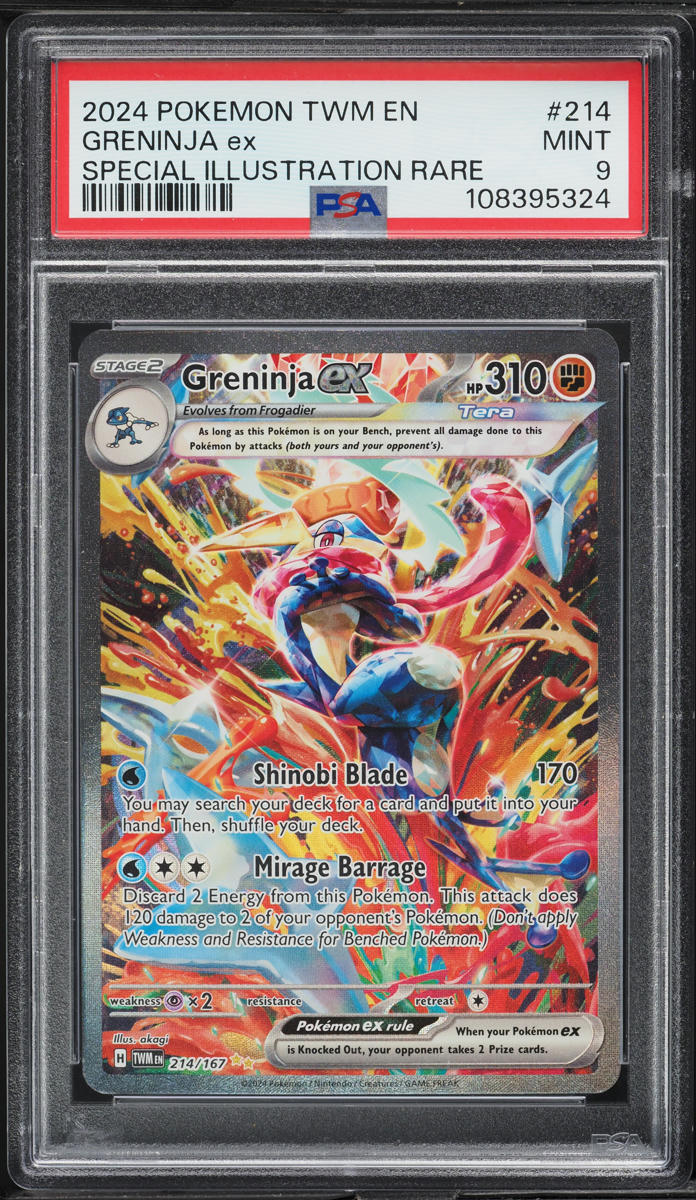 Greninja ex 2024 Scarlet & Violet: Twilight Masquerade #214